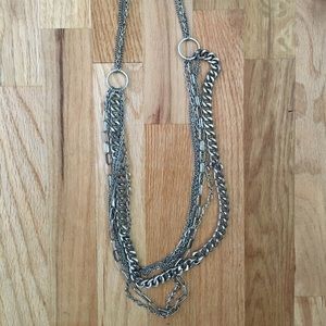 Silver Chain Necklace from Express